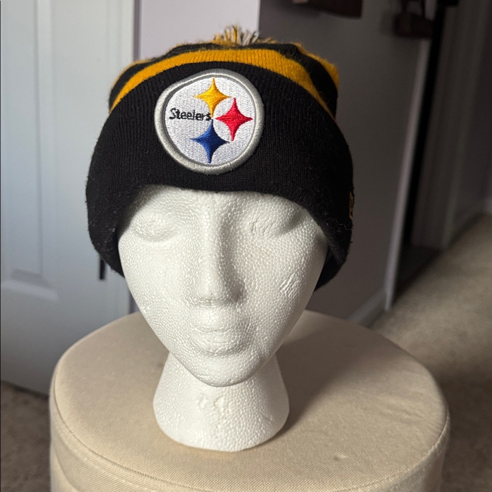 Steeler’s Black and Yellow Striped beanie